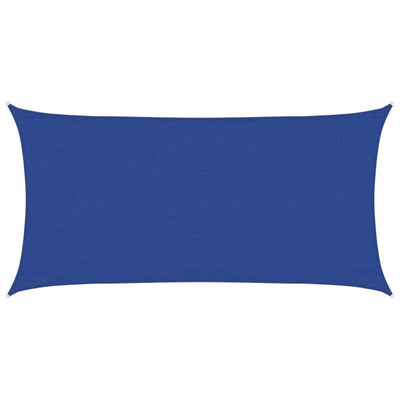 Vidaxl zonnezeil 160 g m² rechthoekig 3x6 m hdpe blauw