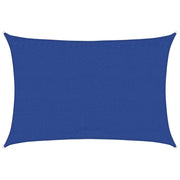 Vidaxl zonnezeil 160 g m² rechthoekig 3,5x4,5 m hdpe blauw - afbeelding 2