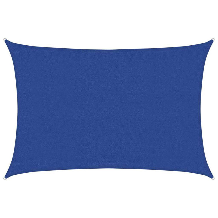 Vidaxl zonnezeil 160 g m² rechthoekig 3,5x4,5 m hdpe blauw