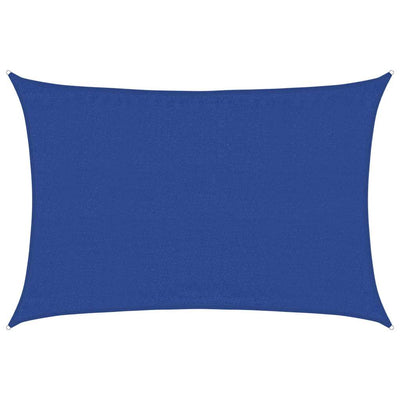 Vidaxl zonnezeil 160 g m² rechthoekig 3,5x5 m hdpe blauw
