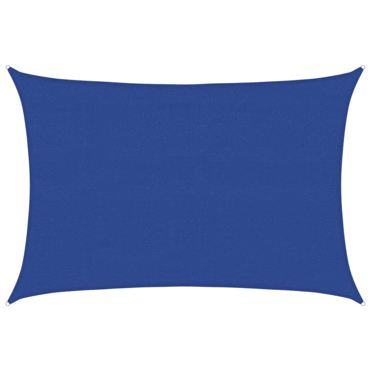 Vidaxl zonnezeil 160 g m² rechthoekig 4x6 m hdpe blauw