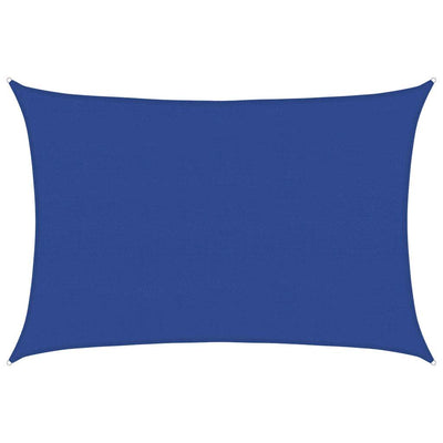 Vidaxl zonnezeil 160 g m² rechthoekig 5x6 m hdpe blauw