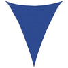 Vidaxl zonnezeil 160 g m² driehoekig 5x6x6 m hdpe blauw