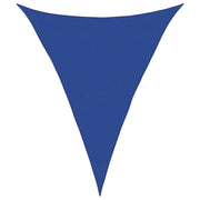 Vidaxl zonnezeil 160 g m² driehoekig 5x6x6 m hdpe blauw - afbeelding 2