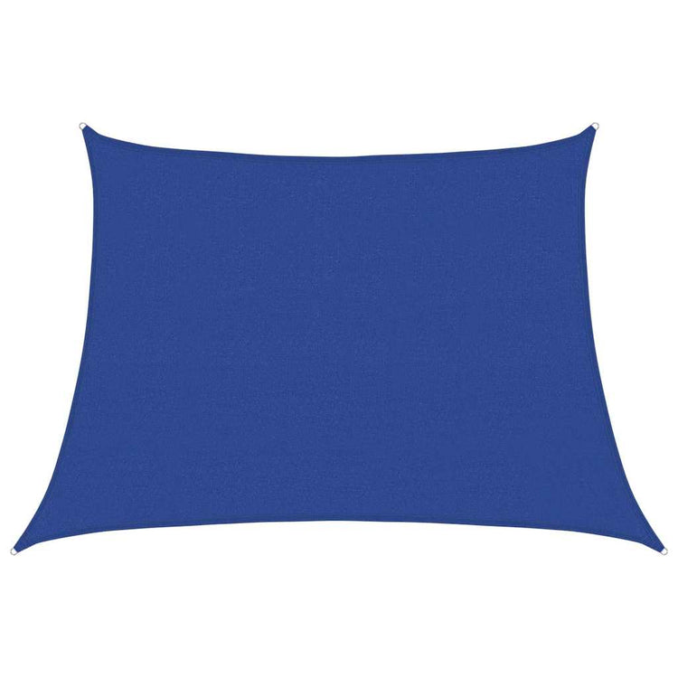 Vidaxl zonnezeil 160 g m² trapezium 4 5x3 m hdpe blauw