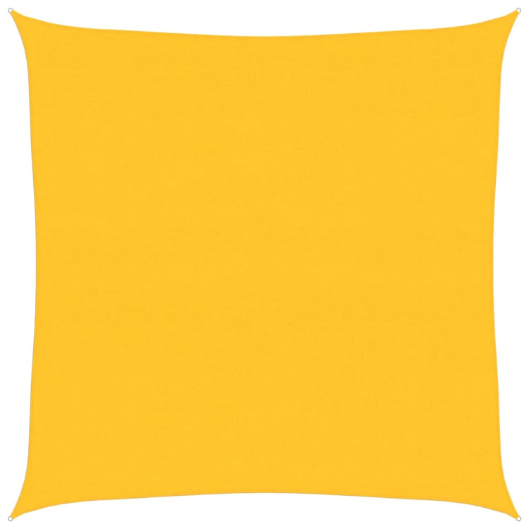 Vidaxl zonnezeil 160 g m² vierkant 6x6 m hdpe geel