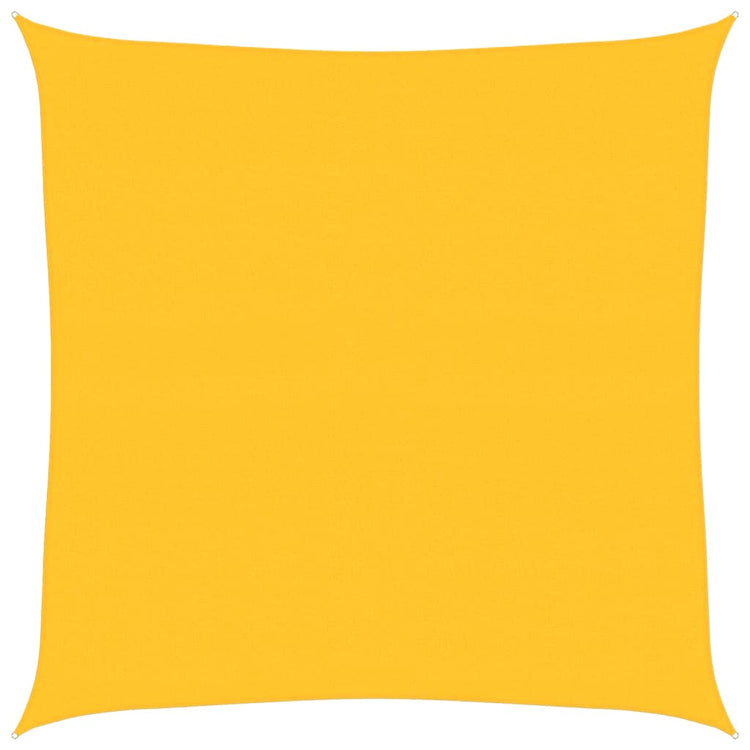 Vidaxl zonnezeil 160 g m² vierkant 7x7 m hdpe geel