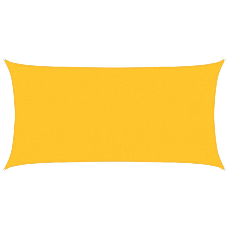 Vidaxl zonnezeil 160 g m² rechthoekig 2x3,5 m hdpe geel