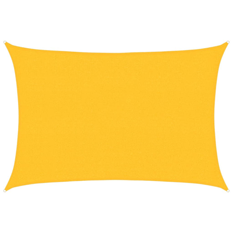 Vidaxl zonnezeil 160 g m² 2,5x4 m hdpe geel