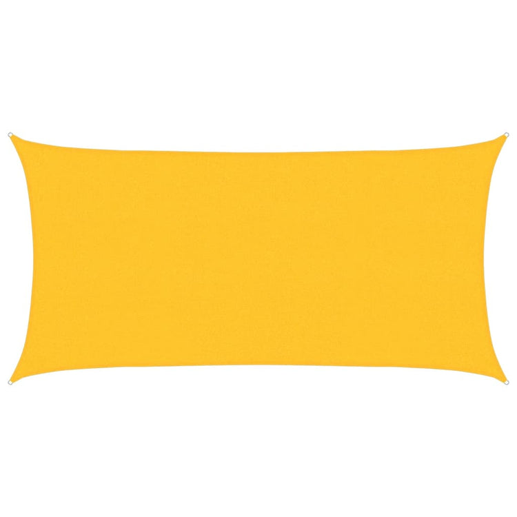 Vidaxl zonnezeil 160 g m² 2,5x4,5 m hdpe geel