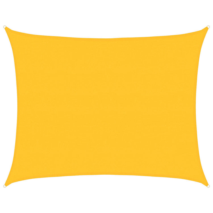 Vidaxl zonnezeil 160 g m² rechthoekig 6x7 m hdpe geel