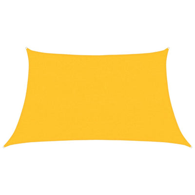 Vidaxl zonnezeil 160 g m² 3 4x2 m hdpe geel