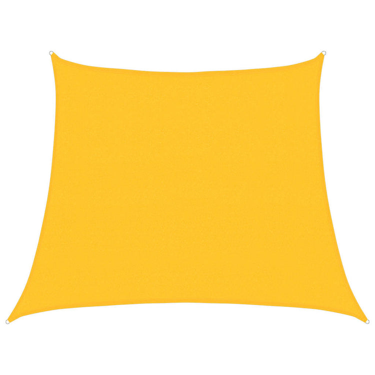 Vidaxl zonnezeil 160 g m² 3 4x3 m hdpe geel