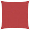 Vidaxl zonnezeil 160 g m² 3,6x3,6 m hdpe rood