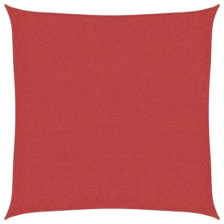 Vidaxl zonnezeil 160 g m² 3,6x3,6 m hdpe rood