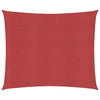 Vidaxl zonnezeil 160 g m² 6x6 m hdpe rood