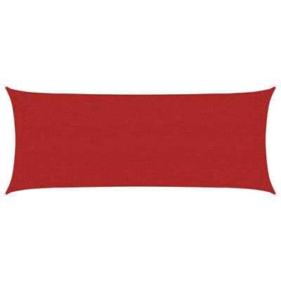 Vidaxl zonnezeil 160 g m² 2x4,5 m hdpe rood