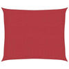 Vidaxl zonnezeil 160 g m² 2,5x3 m hdpe rood