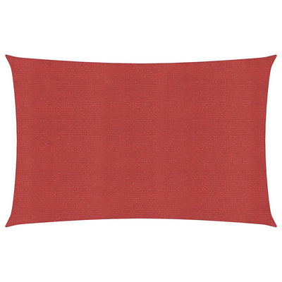 Vidaxl zonnezeil 160 g m² 2,5x4,5 m hdpe rood