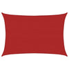 VidaXL Zonnezeil 160 g m² 4x6 m HDPE rood