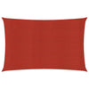 VidaXL Zonnezeil 160 g m² 5x6 m HDPE rood