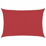 Vidaxl zonnezeil 160 g m² 5x7 m hdpe rood - afbeelding 2