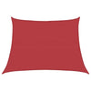 Vidaxl zonnezeil 160 g m² 4 5x3 m hdpe rood