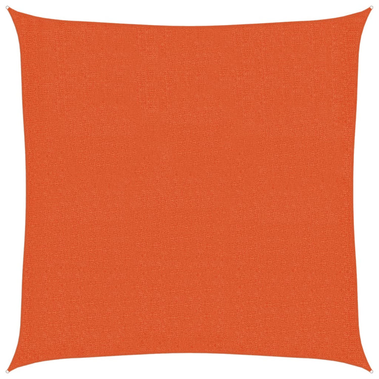 Vidaxl zonnezeil 160 g m² 2,5x2,5 m hdpe oranje