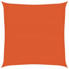 Vidaxl zonnezeil 160 g m² 3x3 m hdpe oranje