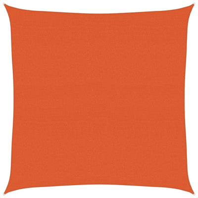 Vidaxl zonnezeil 160 g m² vierkant 4x4 m hdpe oranje