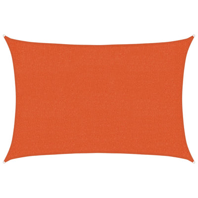 Vidaxl zonnezeil 160 g m² 2x2,5 m hdpe oranje