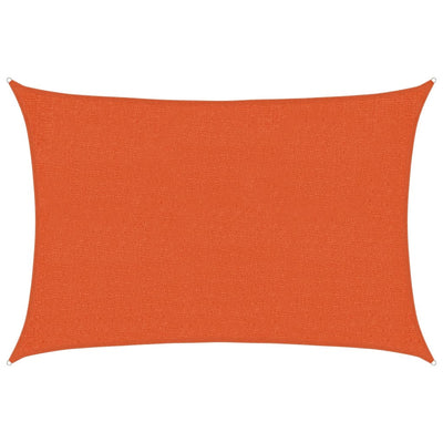 Vidaxl zonnezeil 160 g m² 2x3 m hdpe oranje