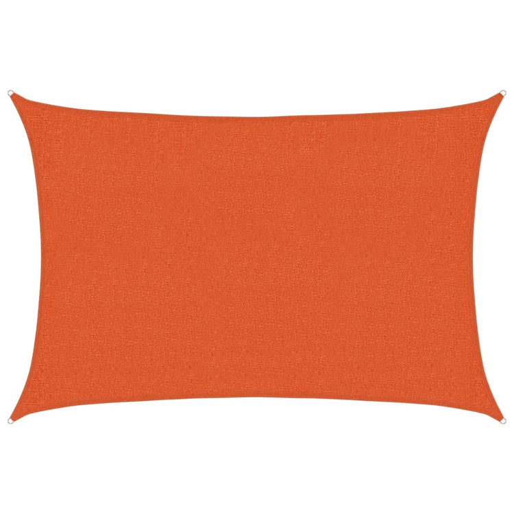 Vidaxl zonnezeil 160 g m² 2x3 m hdpe oranje