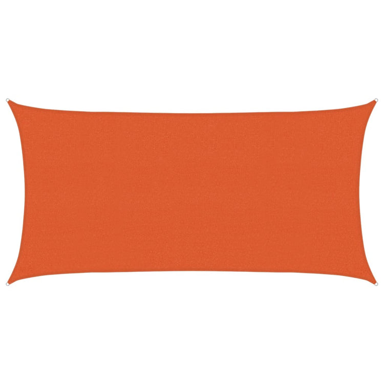 Vidaxl zonnezeil 160 g m² 2x3,5 m hdpe oranje