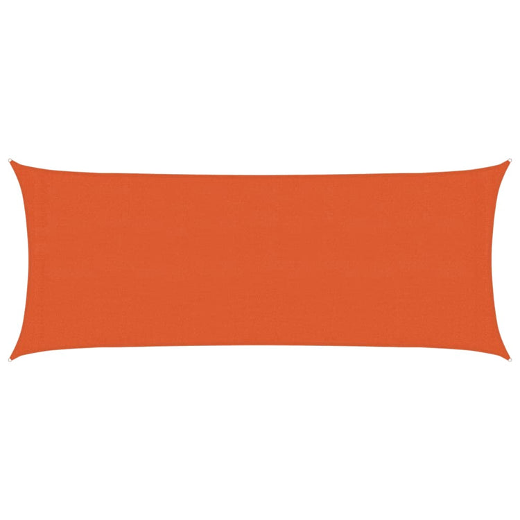 Vidaxl zonnezeil 160 g m² 2x5 m hdpe oranje