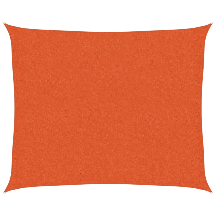 Vidaxl zonnezeil 160 g m² 2,5x3 m hdpe oranje