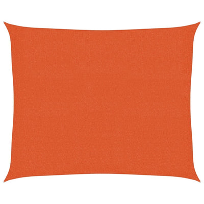 Vidaxl zonnezeil 160 g m² 2,5x3 m hdpe oranje
