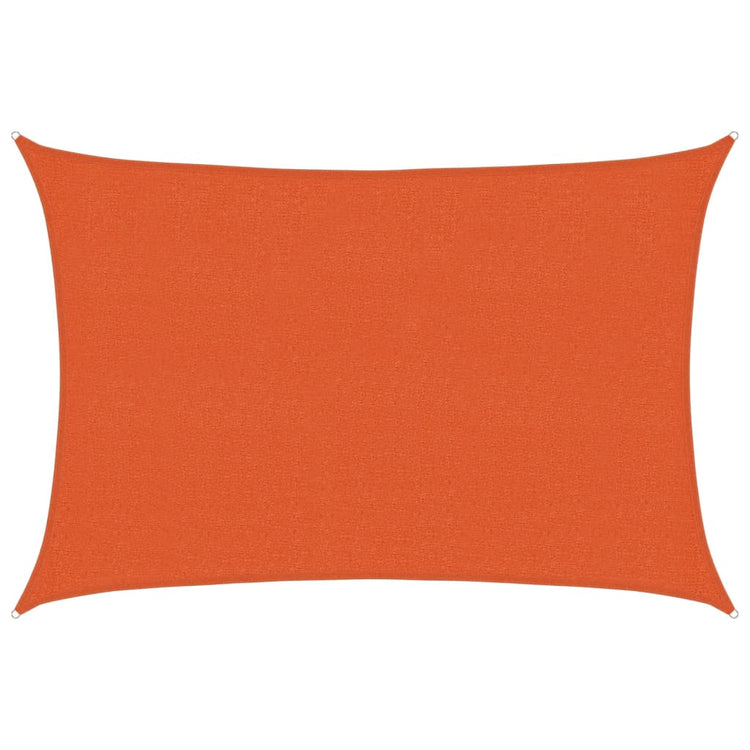Vidaxl zonnezeil 160 g m² 2,5x3,5 m hdpe oranje