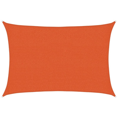 Vidaxl zonnezeil 160 g m² 2,5x3,5 m hdpe oranje