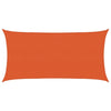 Vidaxl zonnezeil 160 g m² 2,5x5 m hdpe oranje