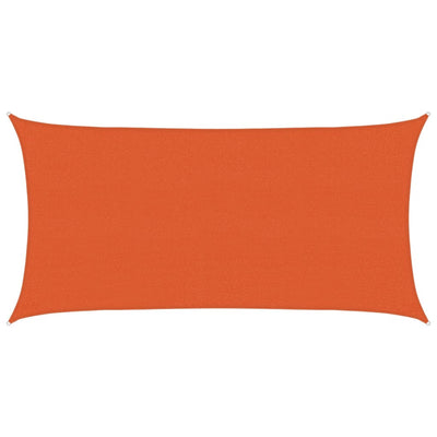 Vidaxl zonnezeil 160 g m² 2,5x5 m hdpe oranje