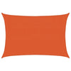 Vidaxl zonnezeil 160 g m² 3x4 m hdpe oranje