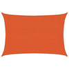 Vidaxl zonnezeil 160 g m² rechthoekig 3x4,5 m hdpe oranje