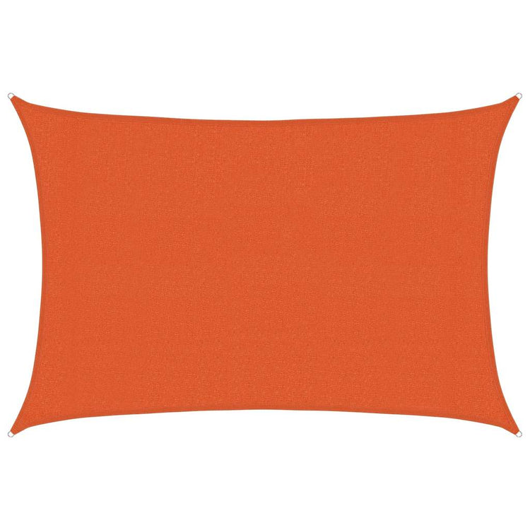 Vidaxl zonnezeil 160 g m² rechthoekig 3x4,5 m hdpe oranje