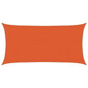 Vidaxl zonnezeil 160 g m² rechthoekig 3x6 m hdpe oranje - afbeelding 2