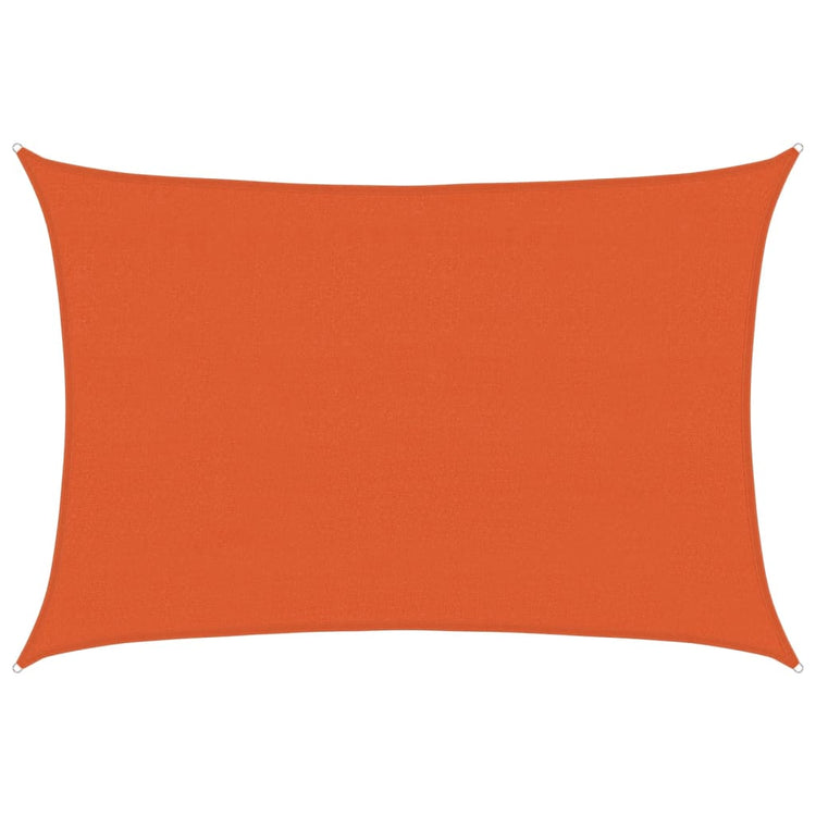 Vidaxl zonnezeil 160 g m² 3,5x5 m hdpe oranje