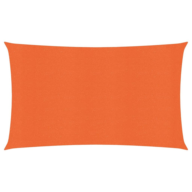 Vidaxl zonnezeil 160 g m² rechthoekig 4x7 m hdpe oranje