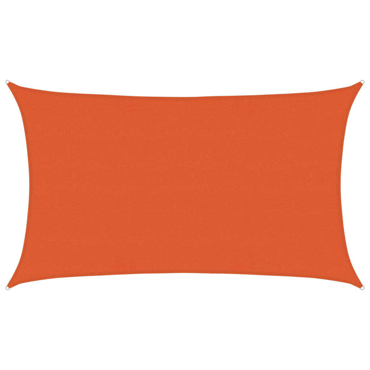 Vidaxl zonnezeil 160 g m² rechthoekig 5x8 m hdpe oranje