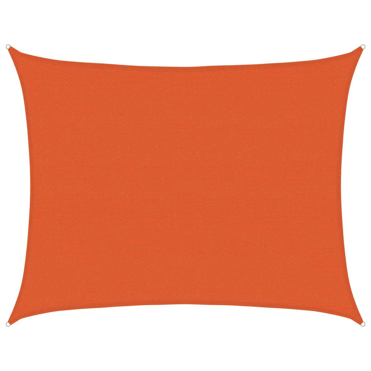Vidaxl zonnezeil 160 g m² rechthoekig 6x8 m hdpe oranje