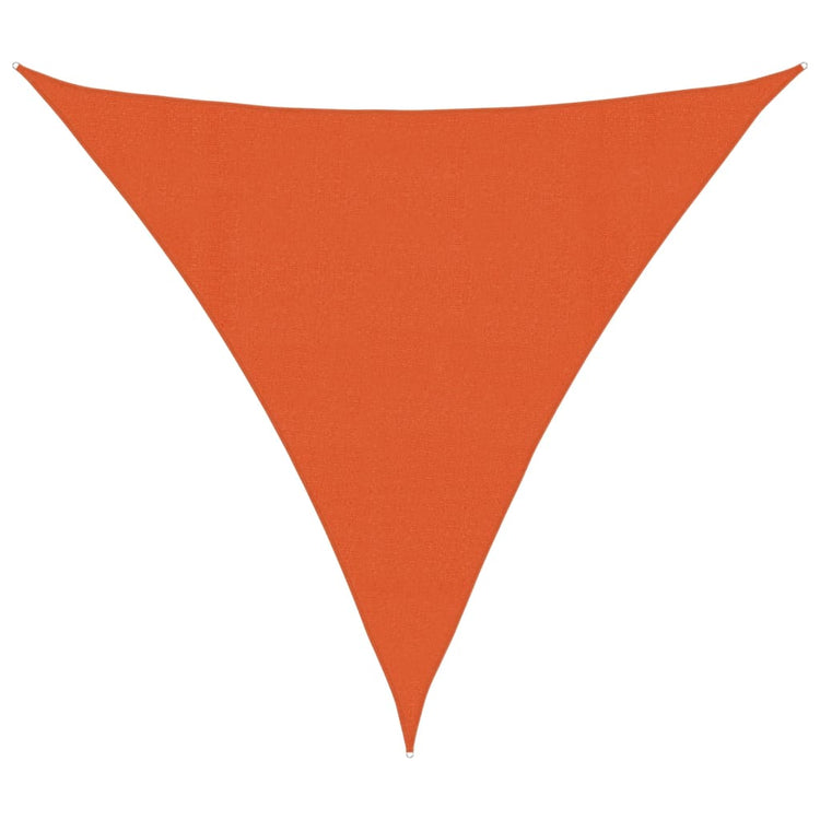 Vidaxl zonnezeil 160 g m² 4x4x4 m hdpe oranje